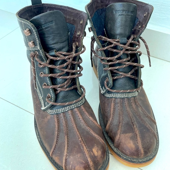 Wolverine Duck boots / waterproof premium leather boots EUC